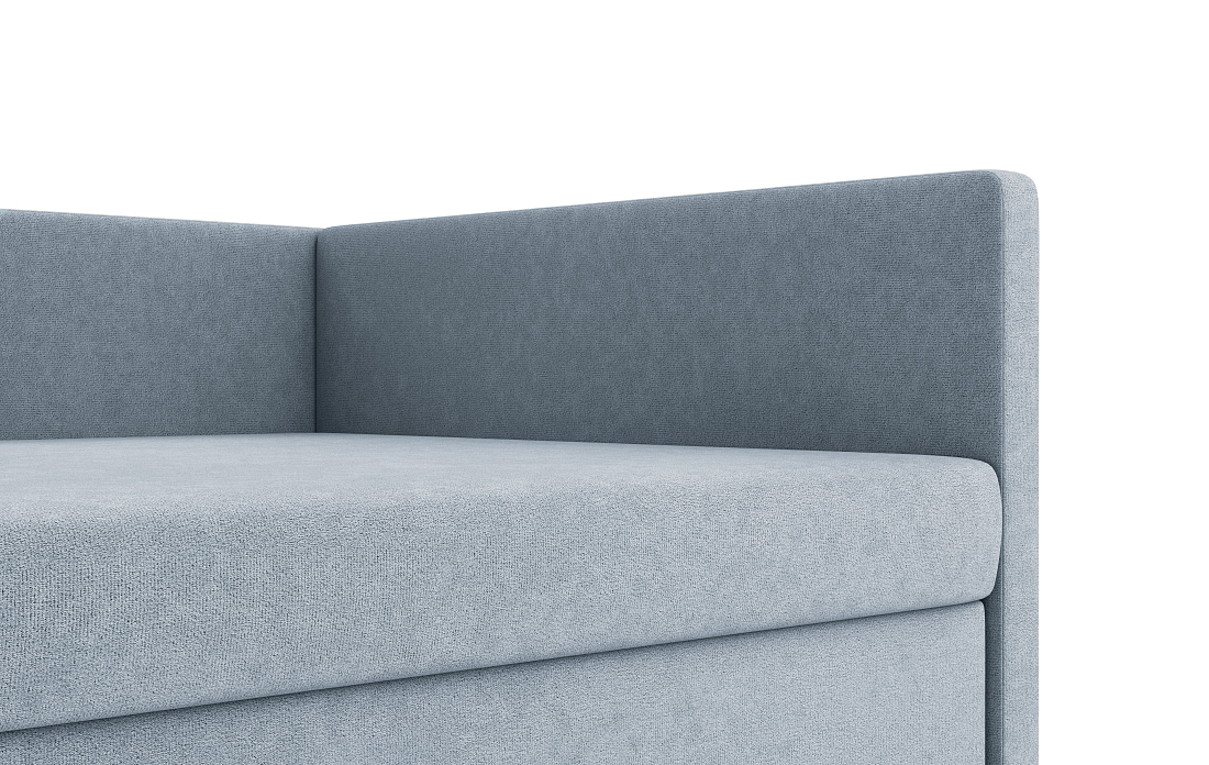 Вико / тахта микровелюр лаки сизый 26